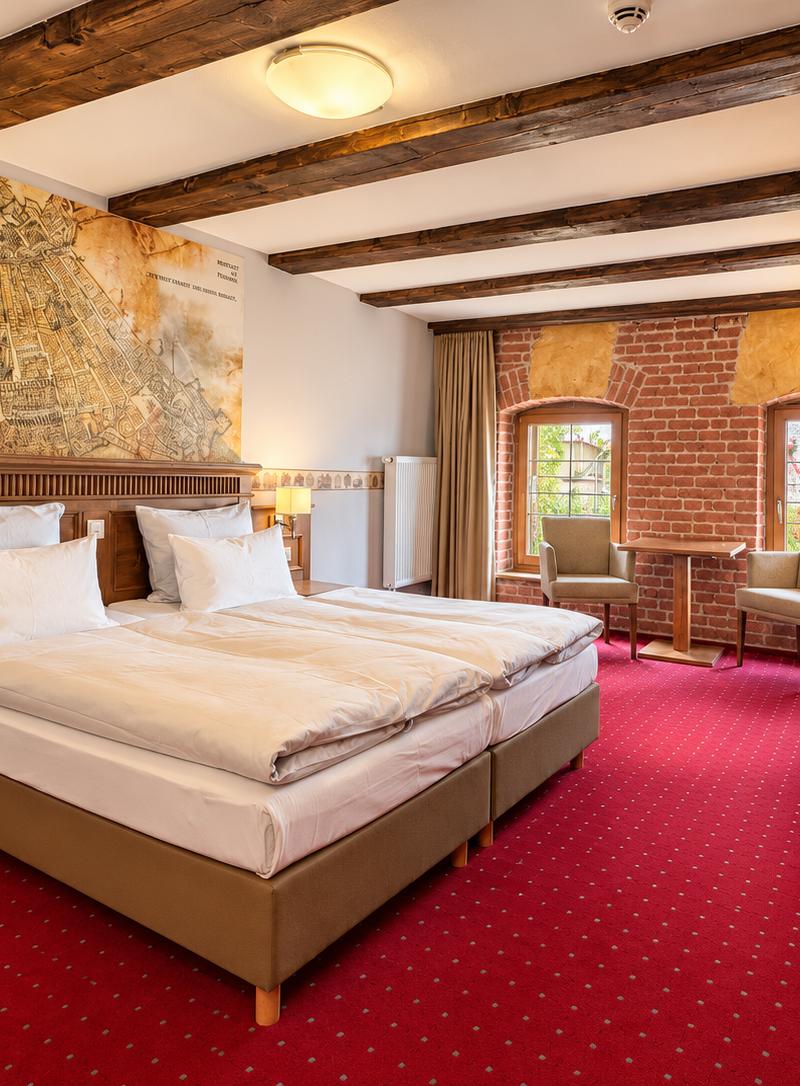 Scheelehof Stralsund – Doppelzimmer Standard (Hinterhaus) 2